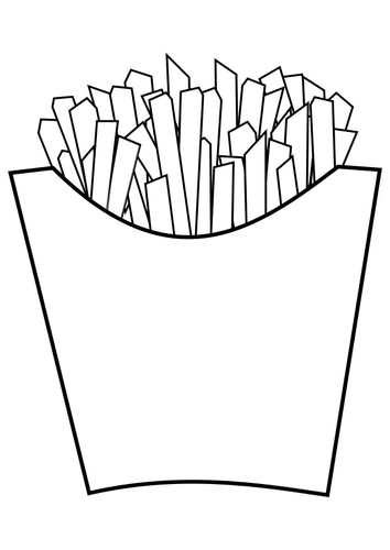 Chips Coloring Pages