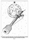 Coloring page 04 space shuttle landing - img 4197.