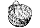 Coloring pages Basket