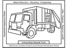 compacting recycle truck