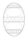 Coloring pages easter egg