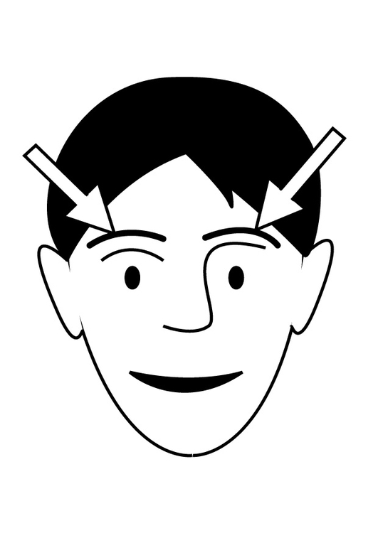 Coloring page eyebrows - img 26935.