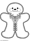 Coloring pages Gingerbread Man