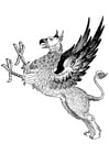 Coloring pages griffon
