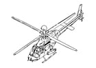 Coloring pages helicopter