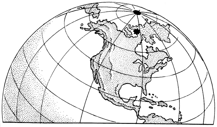 Coloring page magnetic pole