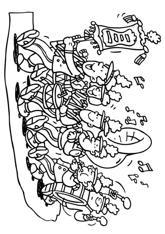 Band Coloring Pages