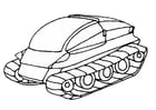 Coloring pages moon vehicle