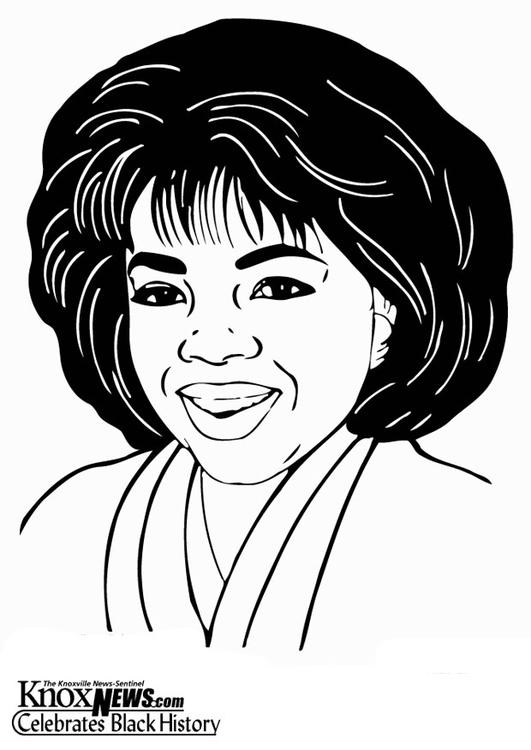 drawing of oprah
