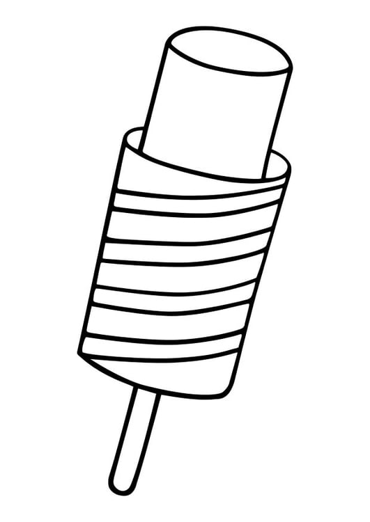 Coloring page popsicle - img 10235.