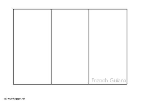 Coloring page flag French