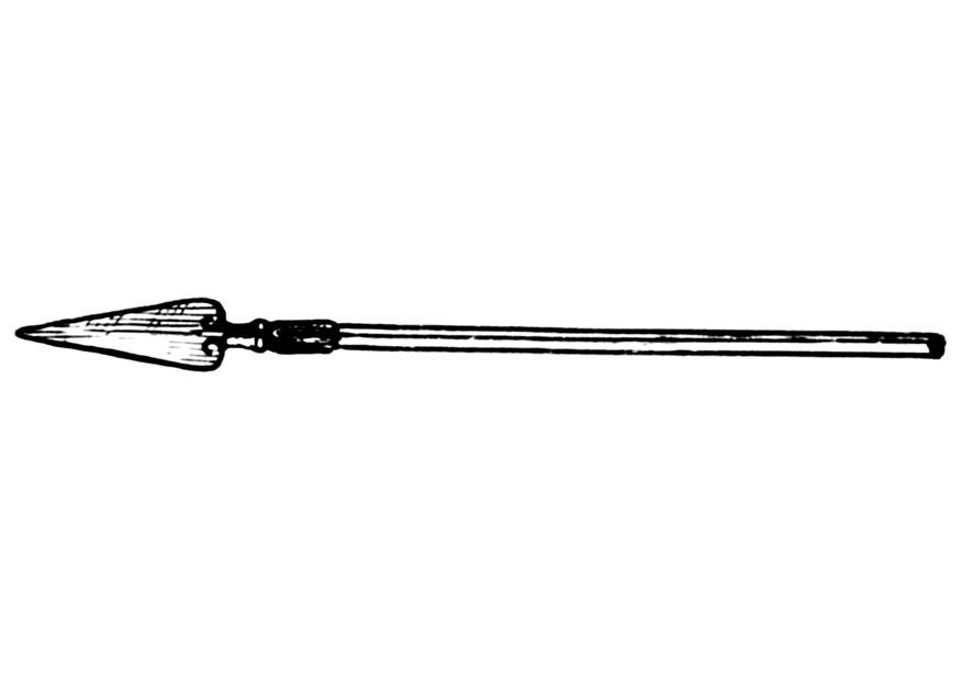 spear Coloring page spear