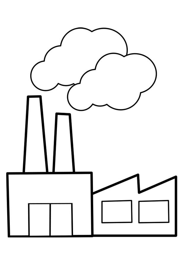 factory Coloring page factory