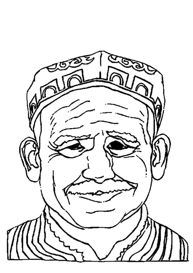 old man Coloring page old man