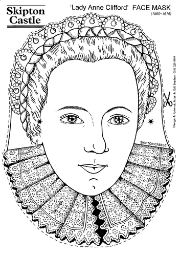 Lady Anne Clifford - Face Mask