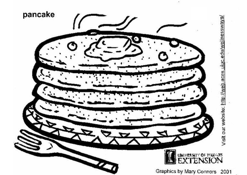 Pancakes Drawing