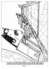 Coloring page 02 arrival space shuttle