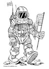 Coloring Page Astronaut Helmet - free printable coloring pages - Img 17346
