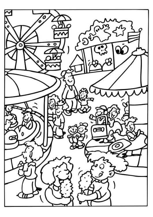 Coloring Page Carnival free printable coloring pages Img 6514