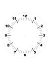 Coloring page clock - img 5761.