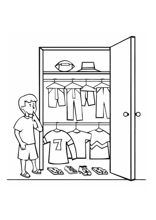 Coloring Page closet - free printable coloring pages - Img 10811