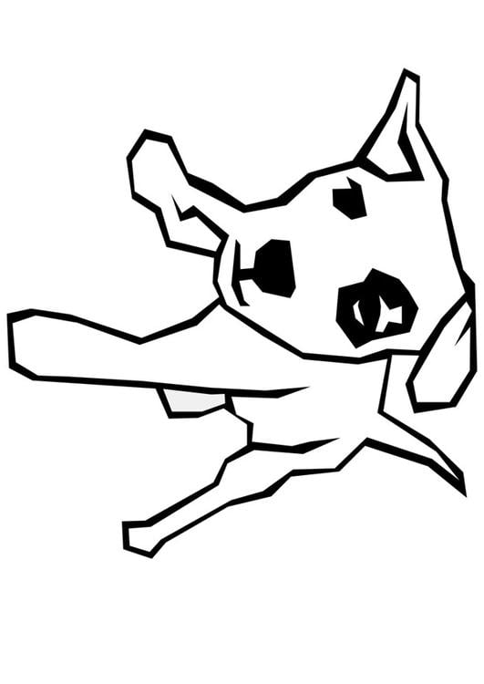 Coloring Page dog - free printable coloring pages - Img 10007