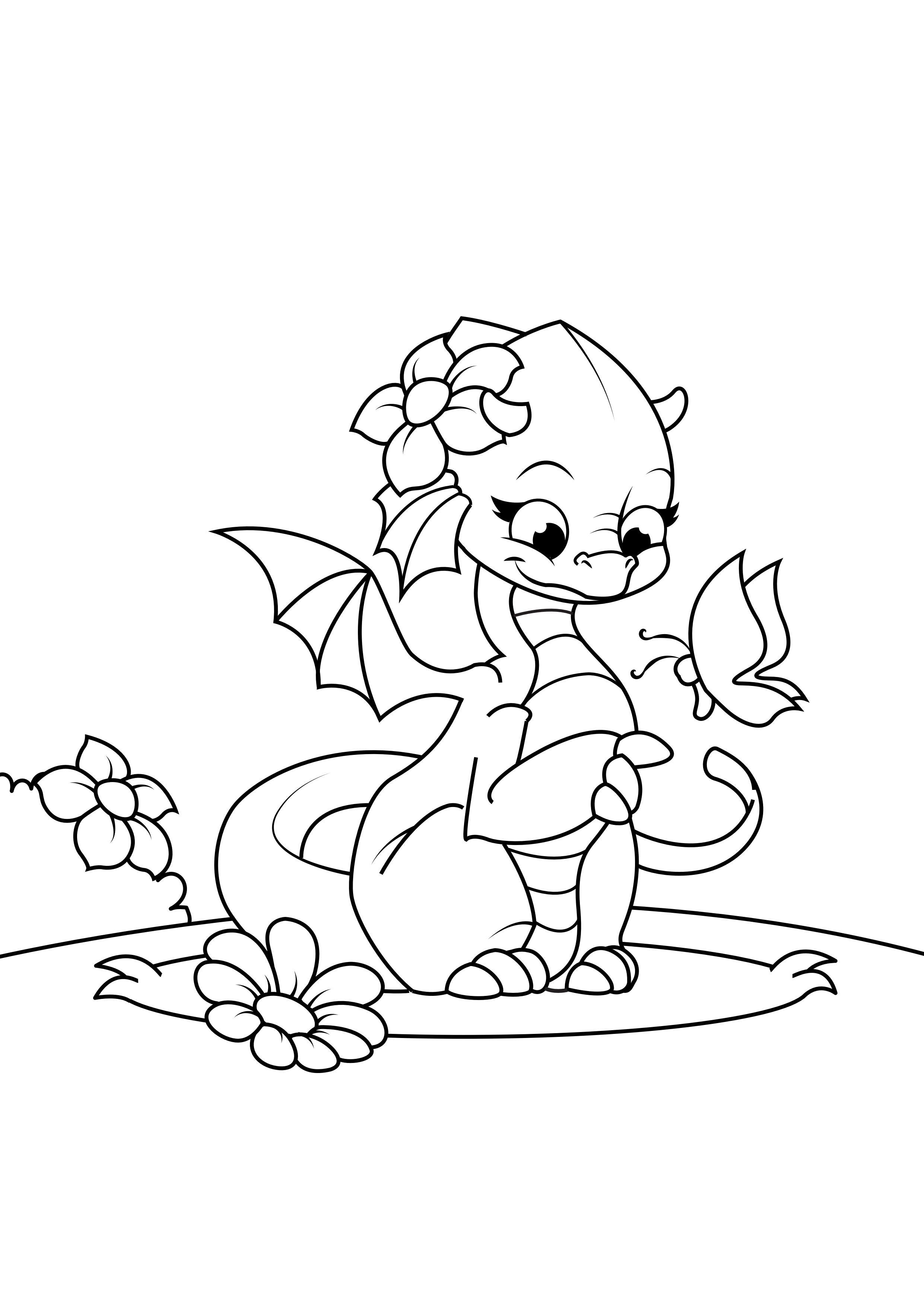 Tails Sketch  Cartoon coloring pages, Drawings, Dragon sketch