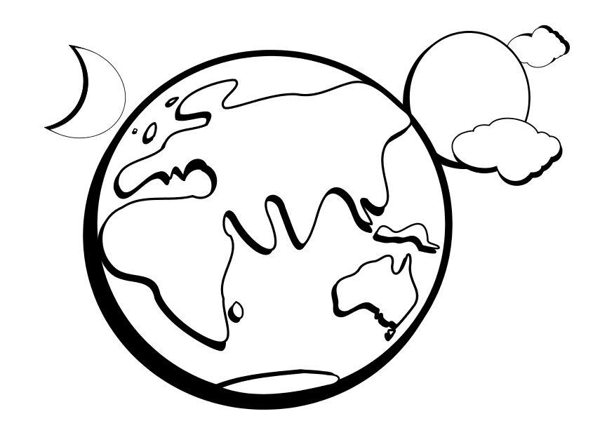 Coloring Page Earth Free Printable Coloring Pages Img 10253