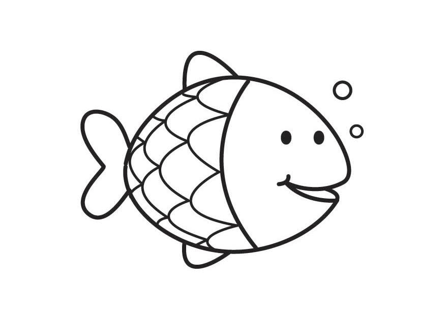 free coloring pages fish