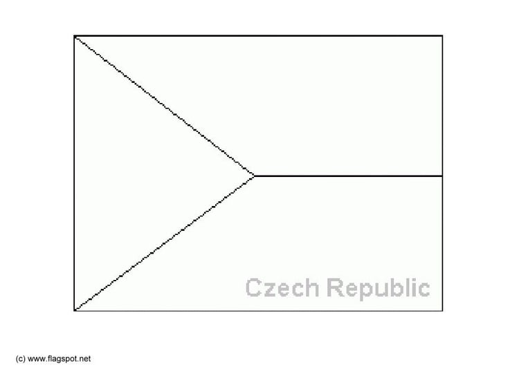 Coloring Page flag Czech Republic - free printable coloring pages - Img ...
