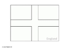 Coloring page flag England