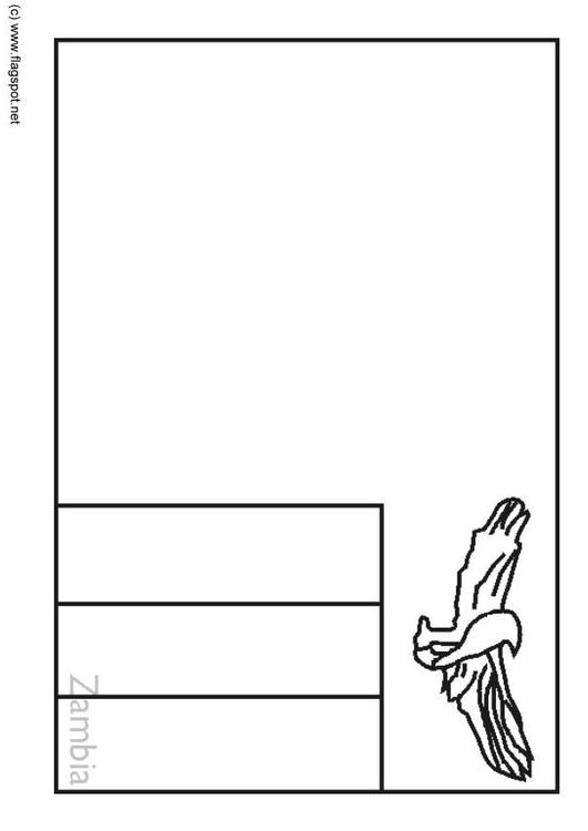 Coloring Page flag Zambia - free printable coloring pages - Img 6266
