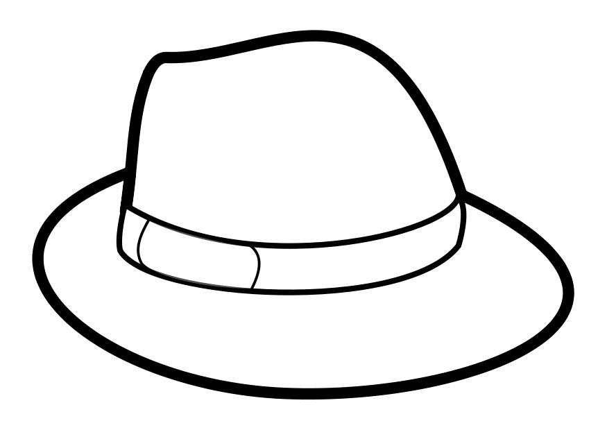 sombrero hat coloring page