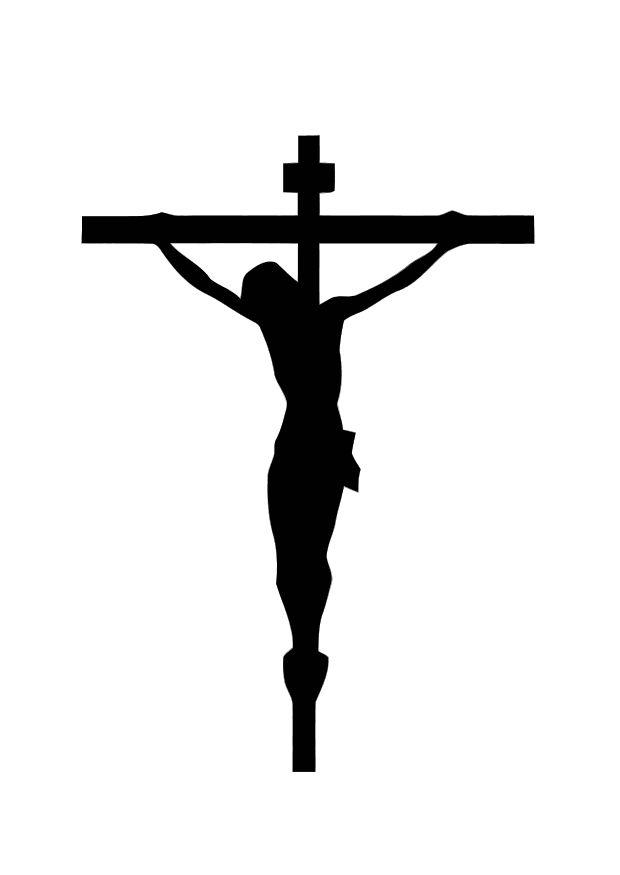 Coloring page Image on the Cross - img 10998.