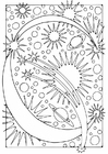 Coloring pages letter - C