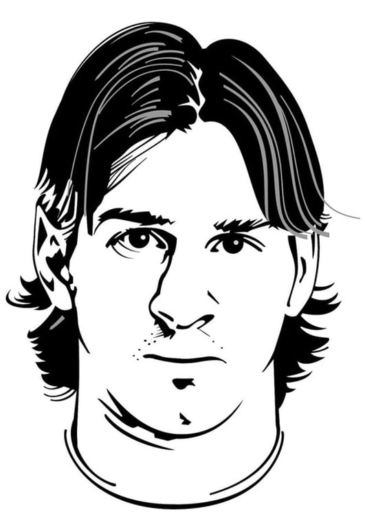 Download Coloring Page Lionel Messi - free printable coloring pages - Img 24743