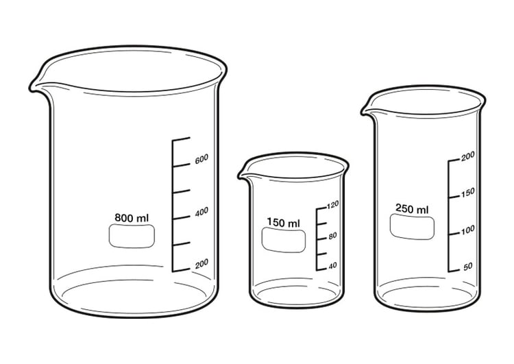 Measuring Cup Coloring Page