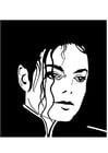 Coloring page Michael Jackson