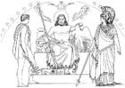 Oddyseus - Hermes, Zeus and Athena