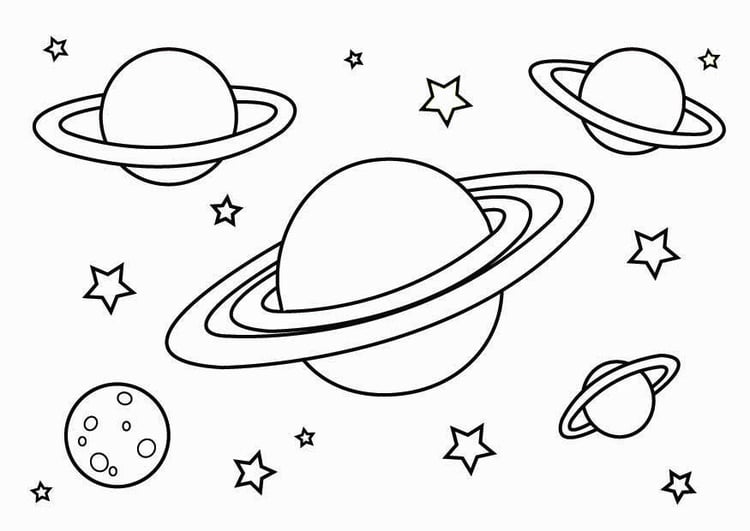 Coloring Page planets - free printable coloring pages - Img 26798