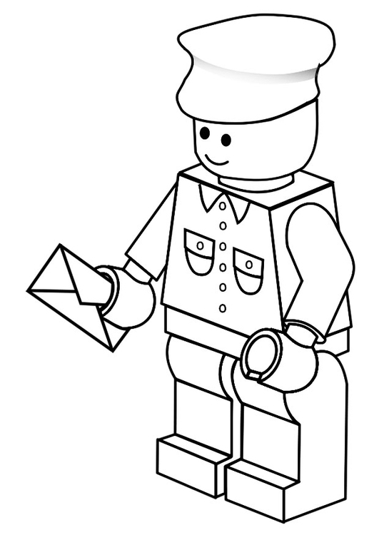 Coloring Page postman - free printable coloring pages - Img 20118