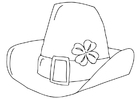 Coloring page Saint Patrick's Day hat