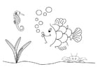 Coloring pages sea