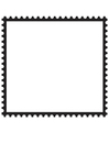 Coloring pages Square Postage Stamp