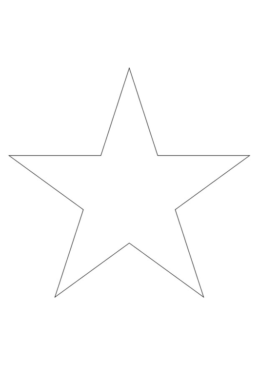 Coloring Page star - free printable coloring pages - Img 27796