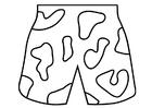 Coloring pages swim trunks