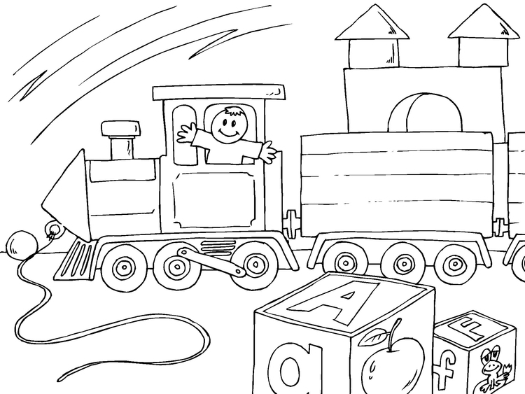 Cartoon Train Illustration, Train, Cartoon, Illustration PNG and Vector  with Transparent Background for Free Download | Train illustration, Train  cartoon, Drawing for kids