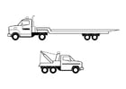Coloring pages trucks