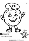 Coloring pages Vitamin A