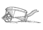 Coloring pages wheelbarrow